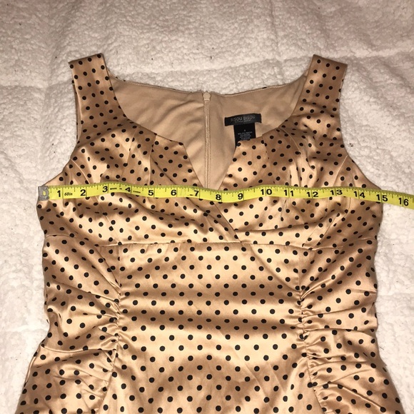 Polka Dot Champagne Dress - Picture 6 of 9